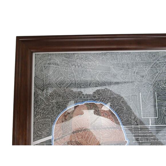 A Time Of Football by Gregg Visintainer 17.75" x 13.75" Framed Hidden Art - Picture 4 of 8